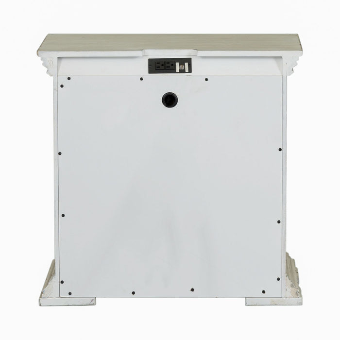 Big Valley 2 Drawer Night Stand w/ Charging Station