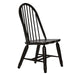 Treasures Bow Back Side Chair - Black image