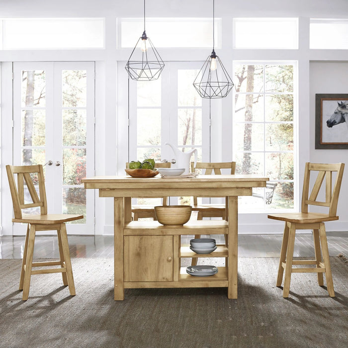 Lindsey Farm 5 Piece Gathering Table Set image