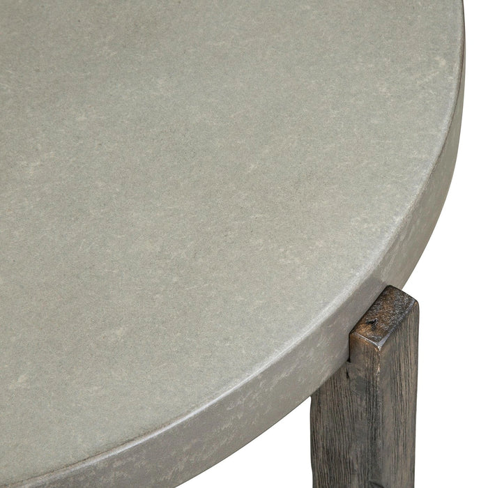Cascade End Table in Wire Brush Rustic Brown image