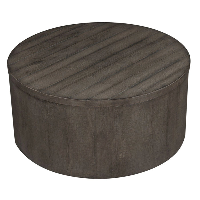 Modern Farmhouse Drum Cocktail Table image