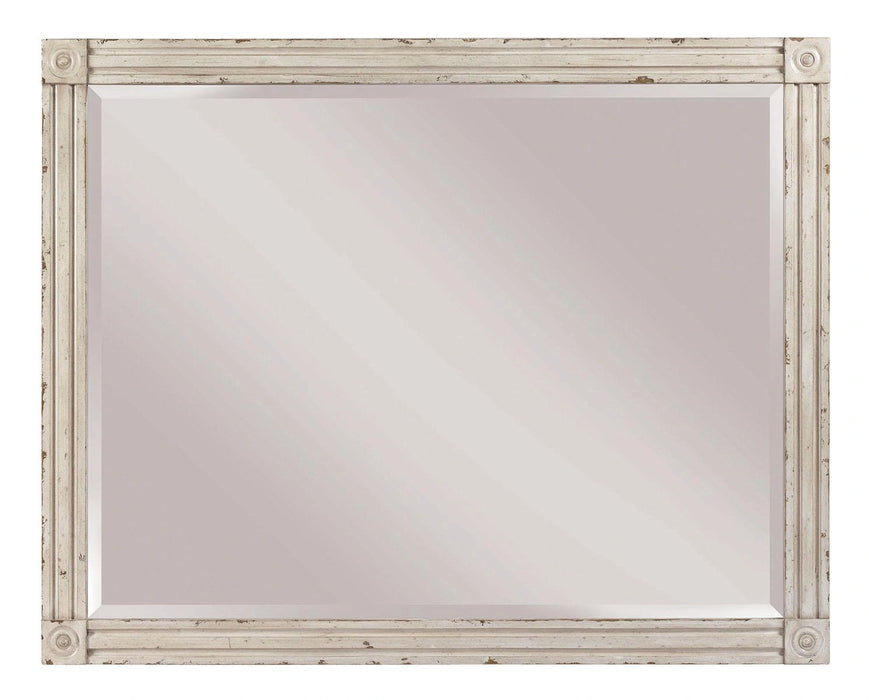 American Drew Southbury Landscape Mirror in Fossil and Parchment