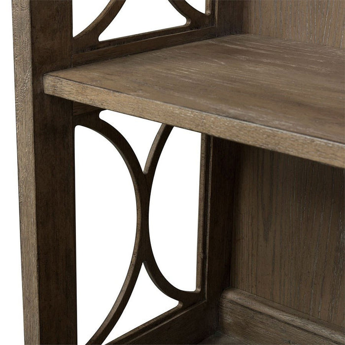 Liberty Simply Elegant Credenza with Hutch in Heathered Taupe