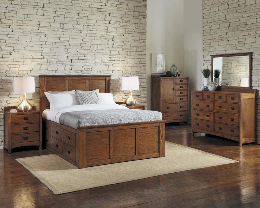 A-America Furniture Mission Hill Dresser in Harvest