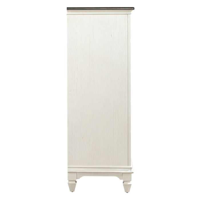 Allyson Park 11 Drawer Chesser in Wirebrushed White