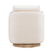 Nora Uph Swivel Accent Chair - Light Brown image