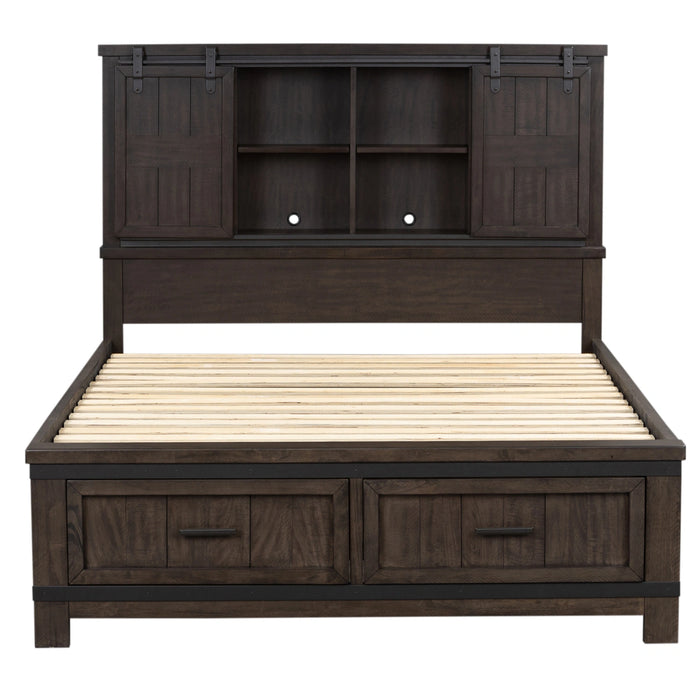 Thornwood Hills Bookcase Bed, Dresser & Mirror, Chest, Night Stand image