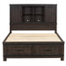 Thornwood Hills Bookcase Bed, Dresser & Mirror image