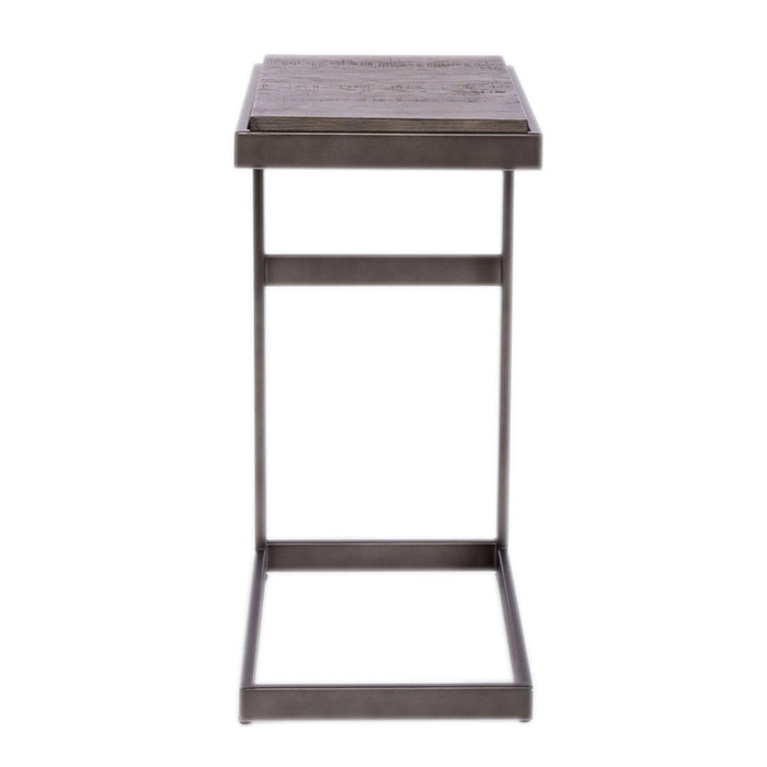 Modern View Laptop Table in Gray image