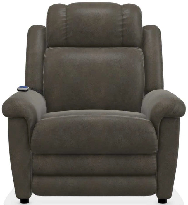 La-Z-Boy Clayton Slate Gold Power Lift Recliner with Massage and Heat
