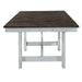 Farmhouse Trestle Table in White image