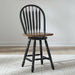 Carolina Crossing Windsor Swivel Counter Chair - Black image
