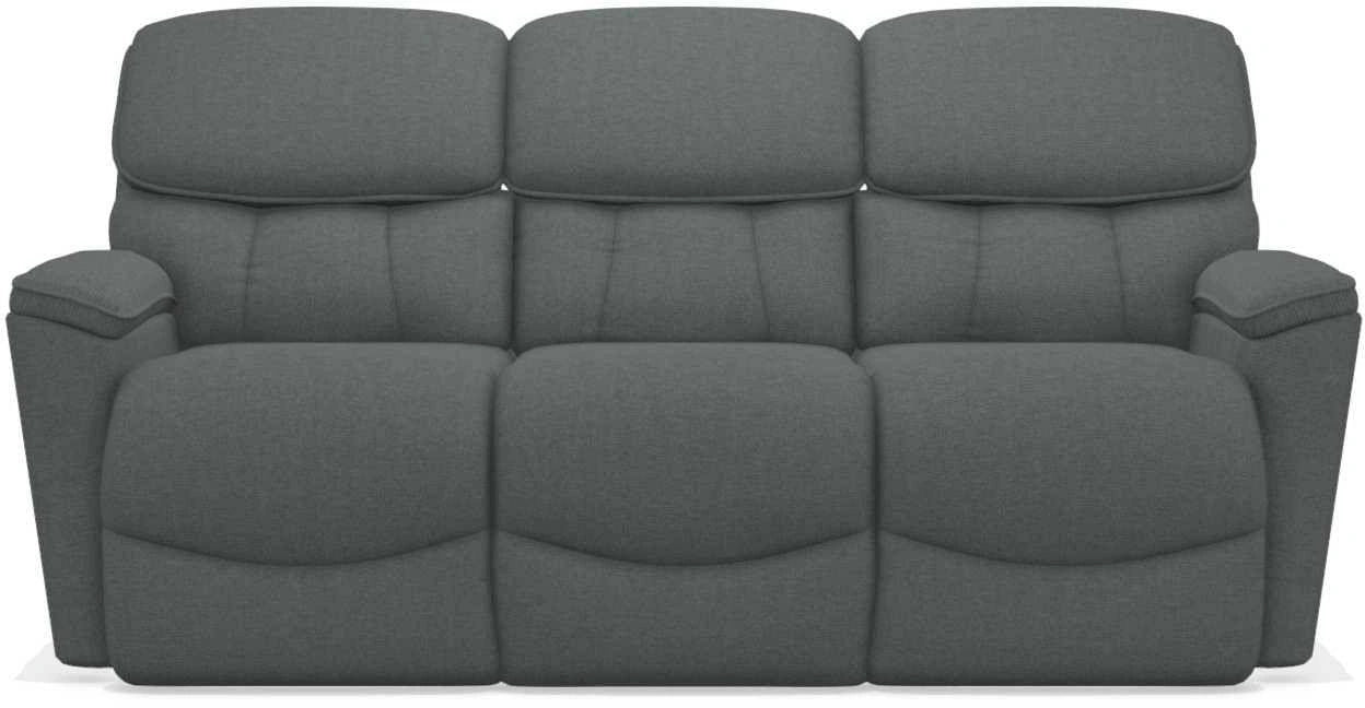 La-Z-Boy Kipling Grey Power Reclining Sofa with Headrest