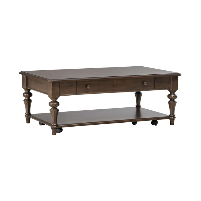 Arden Road Rectangular Cocktail Table in Satin Cherry