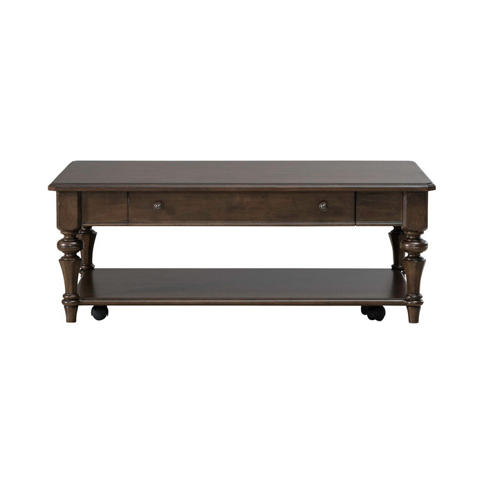 Arden Road Rectangular Cocktail Table in Satin Cherry