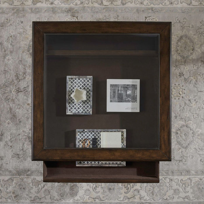 Liberty Furniture Arden Road Square Collector Cocktail Table in Satin Cherry image