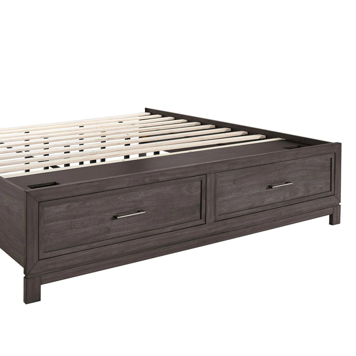 Modern Edge Storage Footboard w/ Slat Roll image