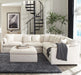 Hobson 6-piece Reversible Cushion Modular Sectional Off-White image