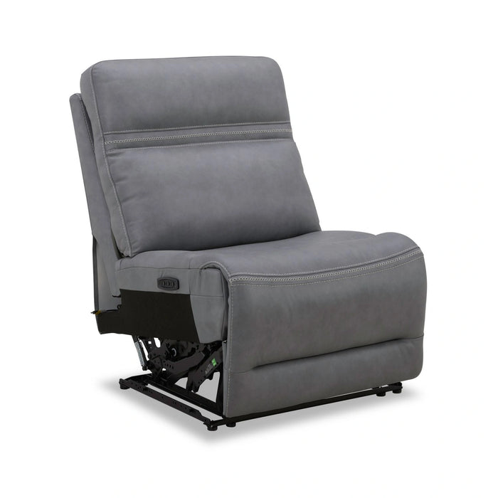Cooper Armless Recliner P3 & ZG - Blue Gray image
