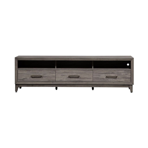 Liberty Furniture Mercury 76 Inch TV Console in Driftwood Gray image
