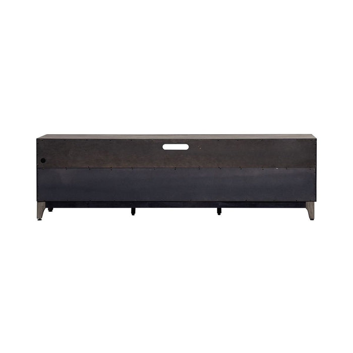 Liberty Furniture Mercury 76 Inch TV Console in Driftwood Gray