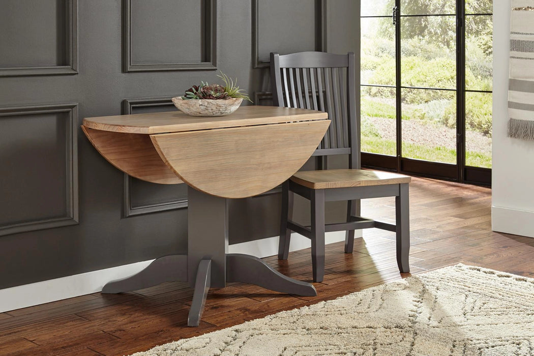 A-America Furniture Port Townsend 42" Drop Leaf Table in Seaside Pine