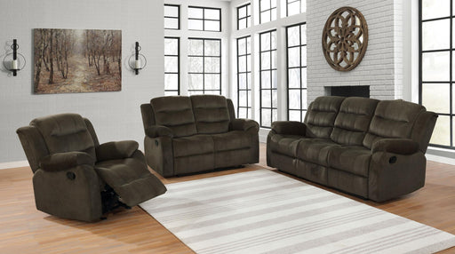 Rodman Upholstered Tufted Living Room Set Olive Brown image
