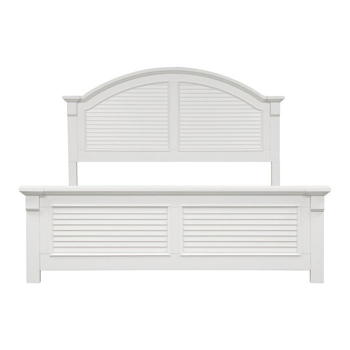 Summer House I King Panel Bed, Dresser & Mirror, Chest, Night Stand