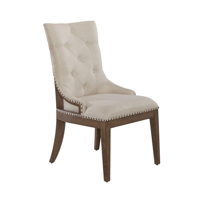 Americana Farmhouse 6 Piece Leg Table Set