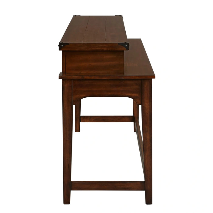 Aspen Skies Console Bar Table in Russet Brown image