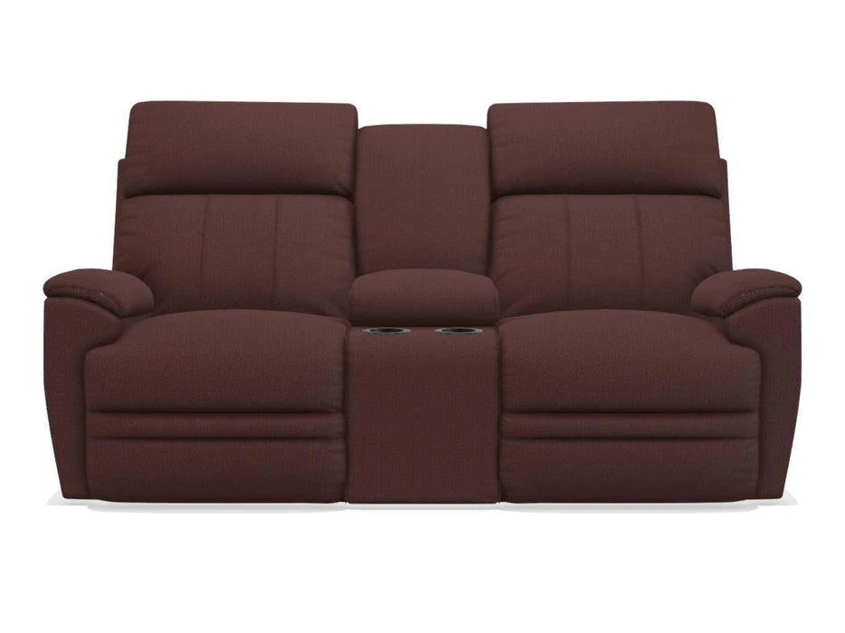 La-Z-Boy Talladega Burgundy Power Reclining Loveseat with Console