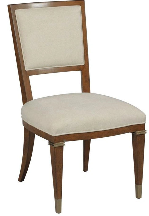 American Drew Vantage Bartlett Side Chair in Medium Stain (Set of 2)