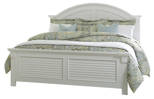 Liberty Furniture Summer House Queen Panel Bed in Oyster White image