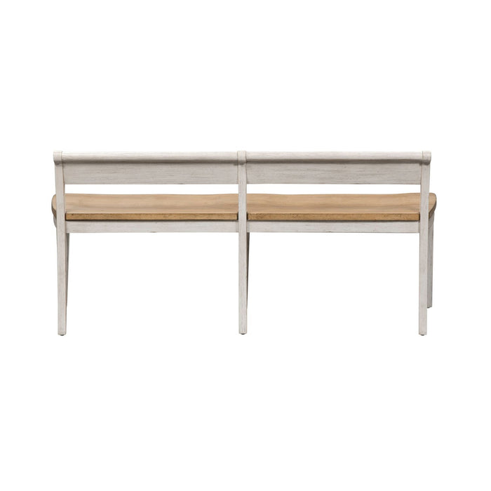 Farmhouse Reimagined Bench (RTA) in Antique White image