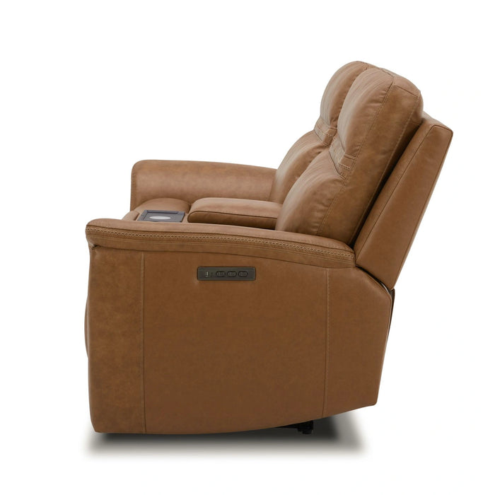 Cooper Loveseat w/Console P3 & ZG in Camel image