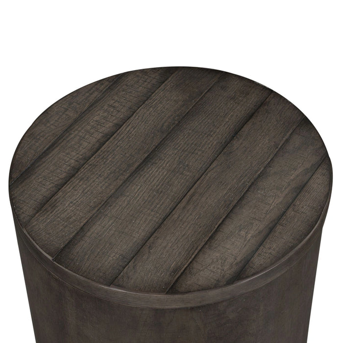Modern Farmhouse Drum End Table image