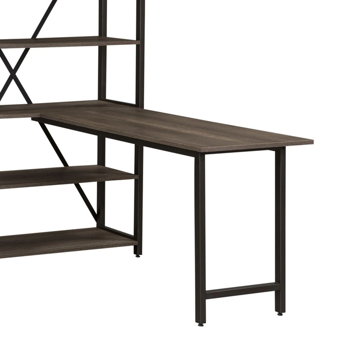 Tanners Creek Desk Top and End Panel in Greystone image