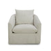 Liberty Furniture Saxton Upholstered Swivel Accent Chair in Ivory image