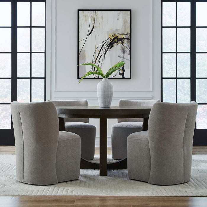 Accent Dining Accent Dining Chair w/ Casters - Truffle