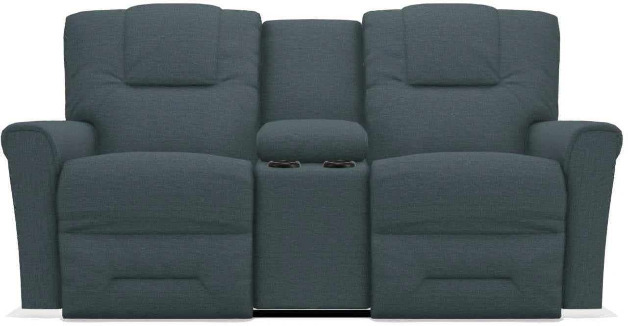 La-Z-Boy Easton Coastal Power Reclining Loveseat with Headrest And Console