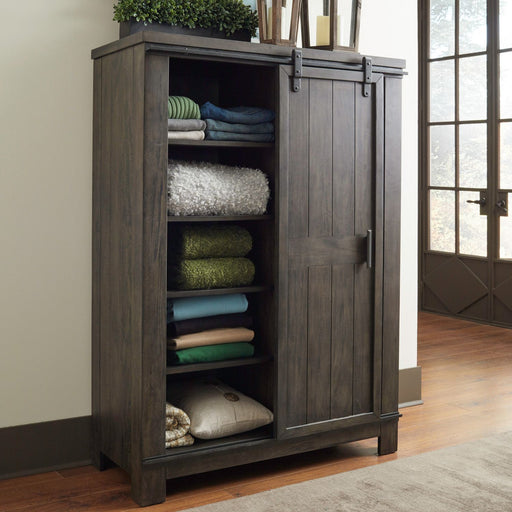 Liberty Thornwood Hills Sliding Door Chest in Rock Beaten Gray image