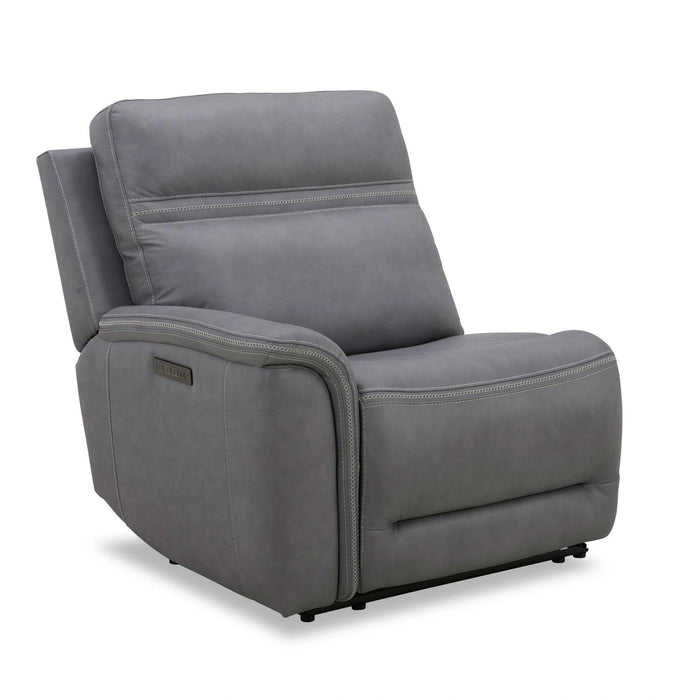 Cooper L Arm Recliner P3 & ZG - Blue Gray image