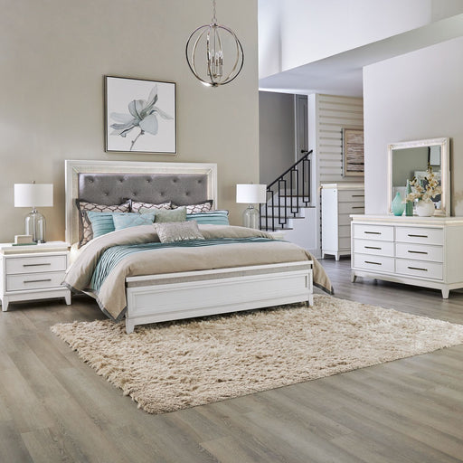 Reflections King California Uph Bed, Dresser & Mirror, Chest, Night Stand image