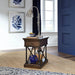 Tribeca Chairside Table in Cordovian Brown image