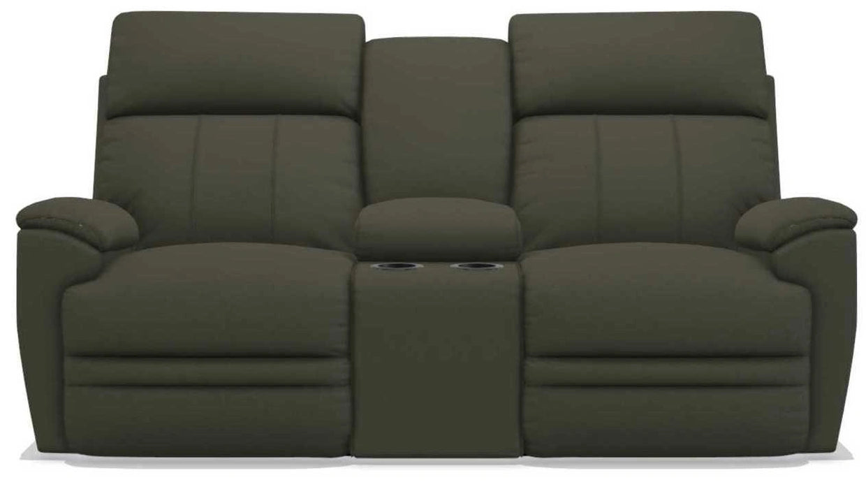 La-Z-Boy Talladega Charcoal Power Reclining Loveseat with Console