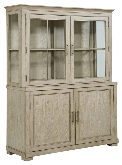 American Drew West Fork Nolan Display Cabinet in Aged Taupe