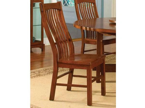 A-America Laurelhurst Slatback Side Chair in Mission Oak (Set of 2)