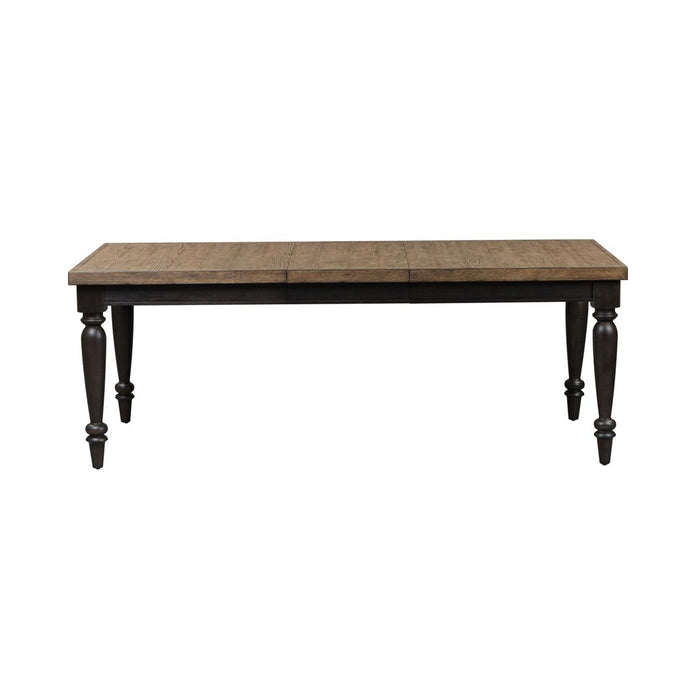 Liberty Furniture Harvest Home Rectangular Leg Dining Table in Chalkboard