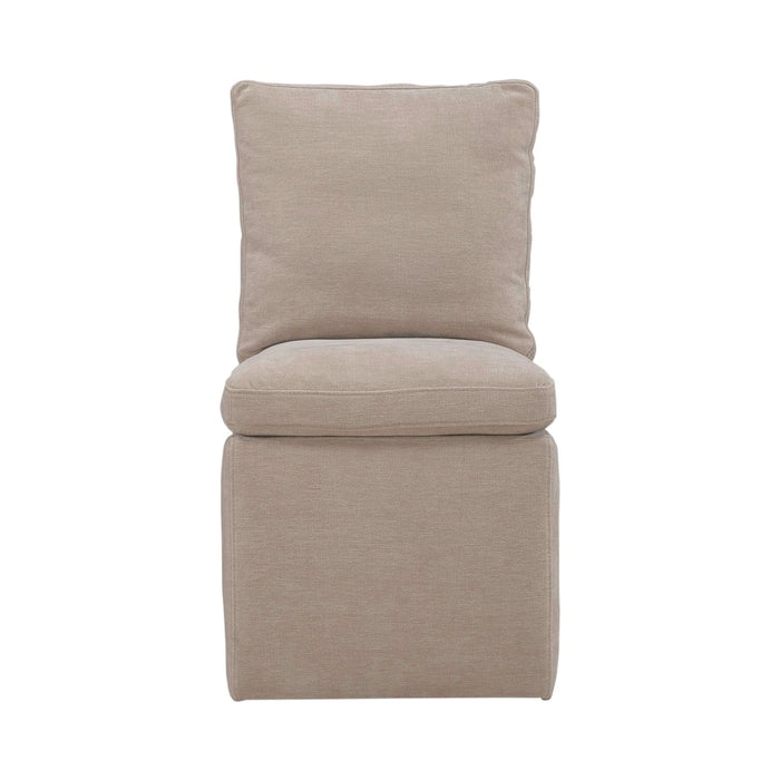 Accent Dining Accent Dining Chair w/ Casters - Wicker image