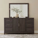 Modern Edge Dresser & Mirror image